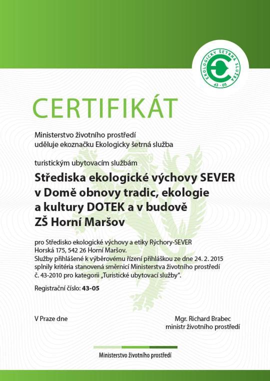Ekocentrum Dotek Horní Maršov Εξωτερικό φωτογραφία